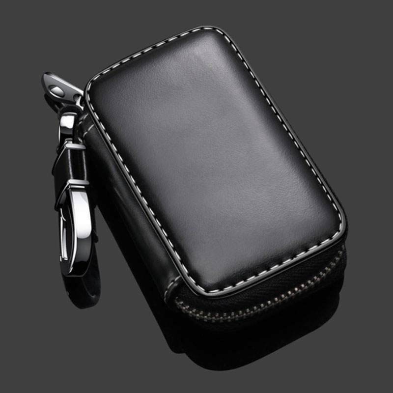 OEM Camry Sports PU Leather Car Key Case - Custom Logo Hidden Anti-Lost Anti-Scratch Protection Deco